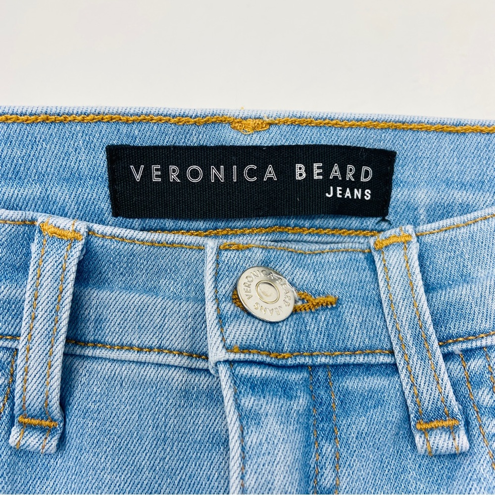 Veronica Beard Carly 11" Kick Flare Tuxedo Stripe… - image 2